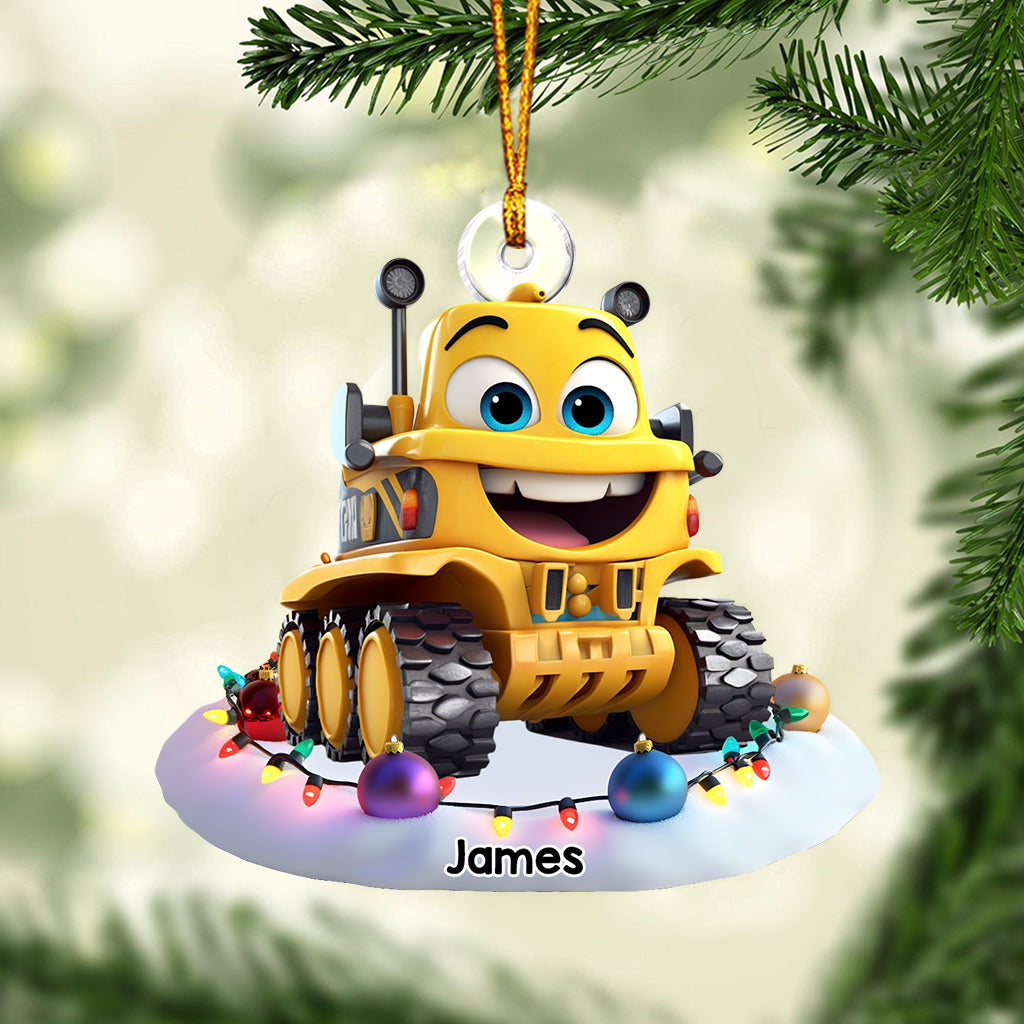 Traumfahrzeug-Geschenk für Enkelkinder – personalisierter, individuell geformter Ornament