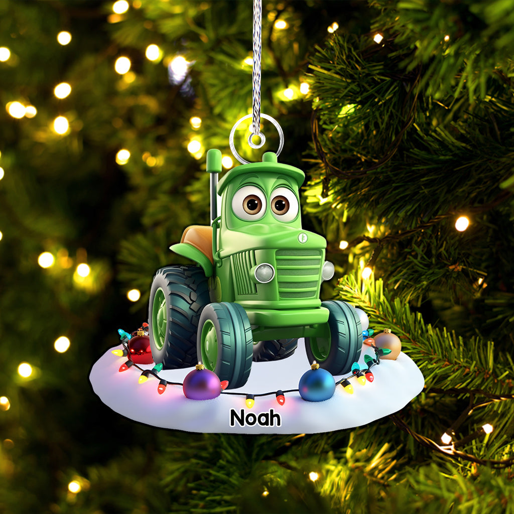 Traumfahrzeug-Geschenk für Enkelkinder – personalisierter, individuell geformter Ornament