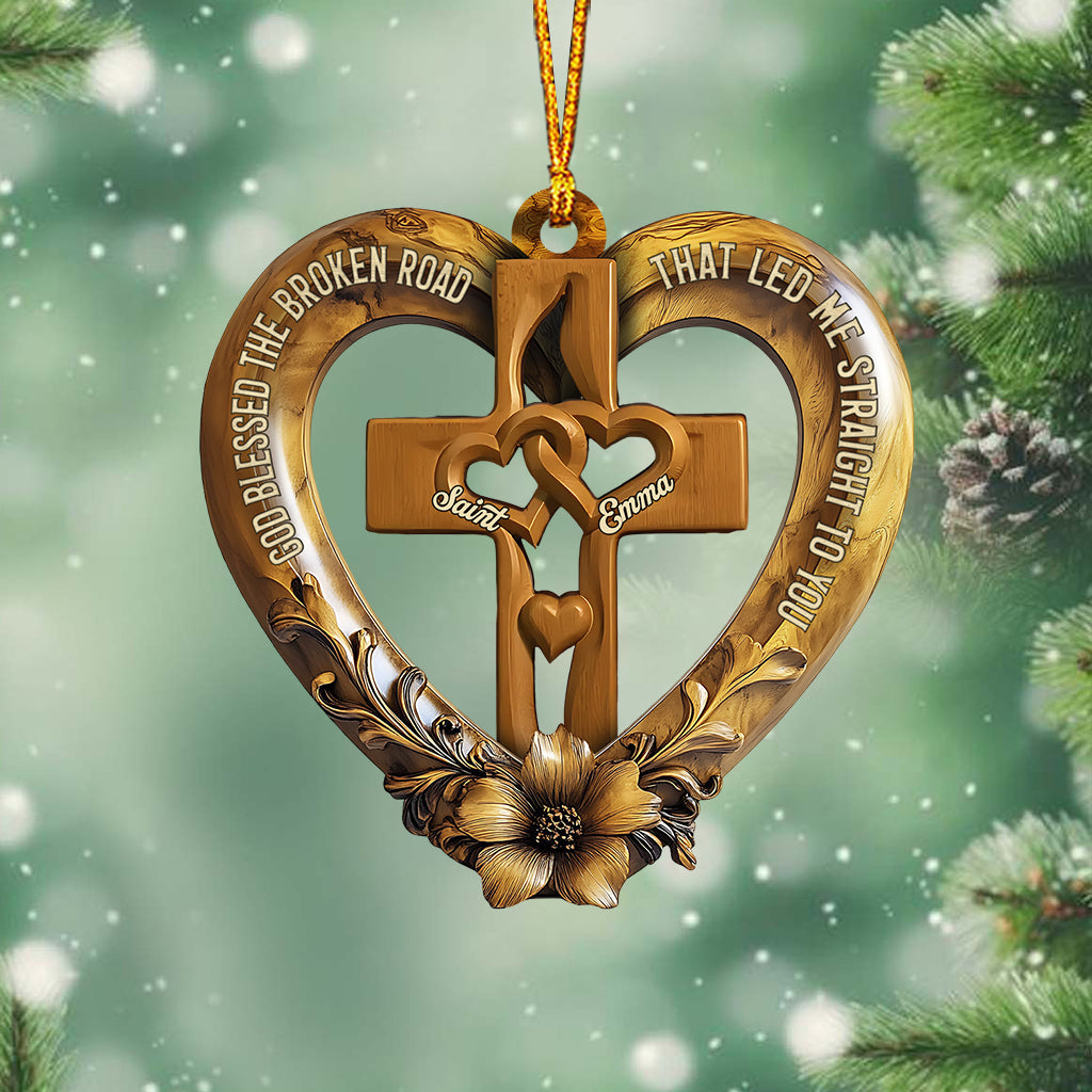 Gott segnete den zerbrochenen Weg – Personalisierter Paarschmuck