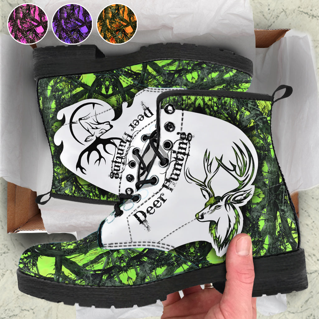 Deer Hunting - Personalized Hunting Leather Boots