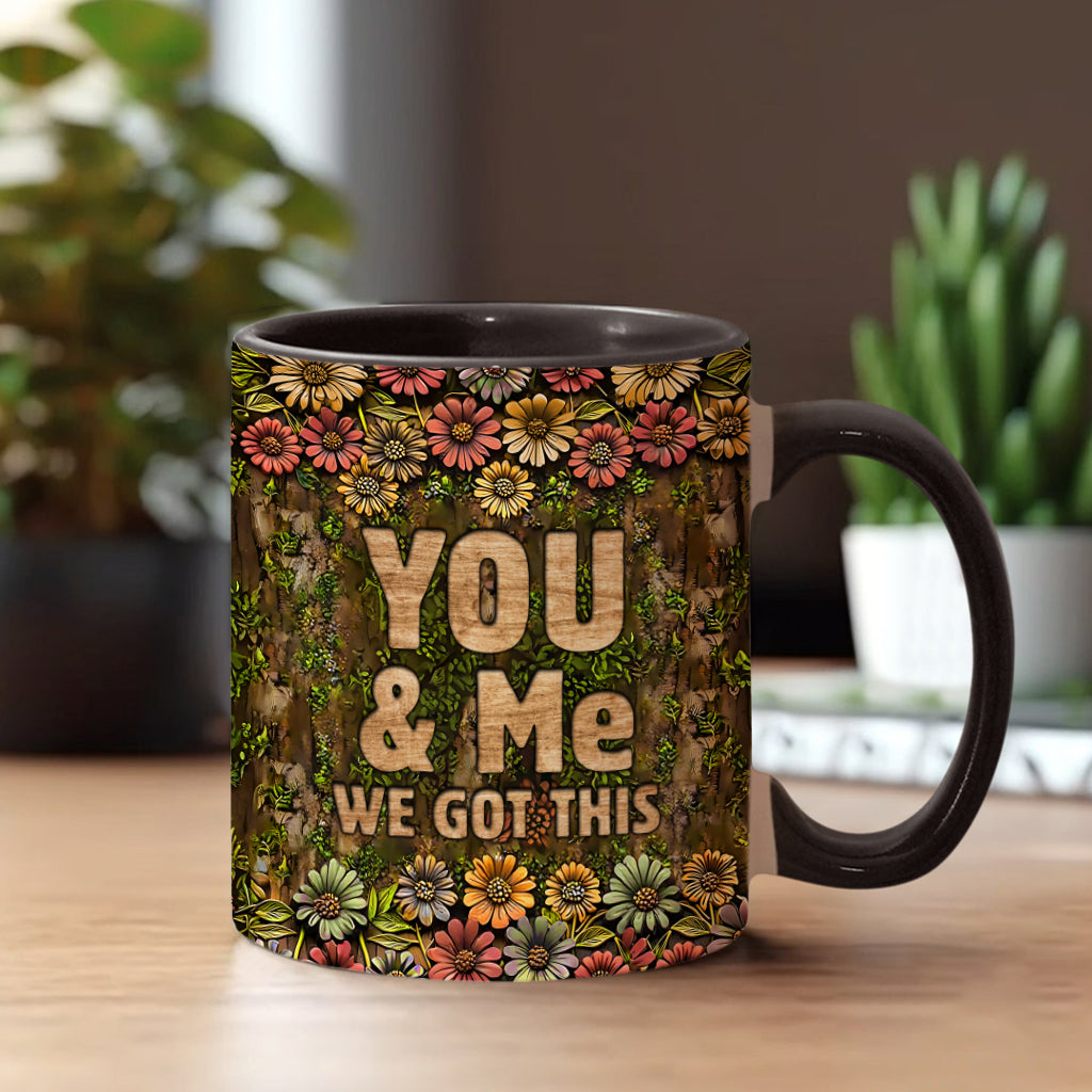 Happy Couple Country Style - Personalized Accent Mug