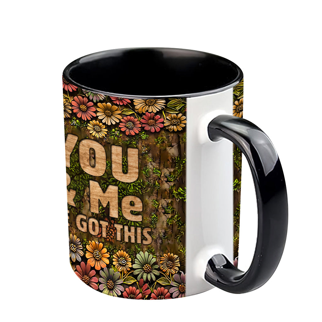 Happy Couple Country Style - Personalized Accent Mug