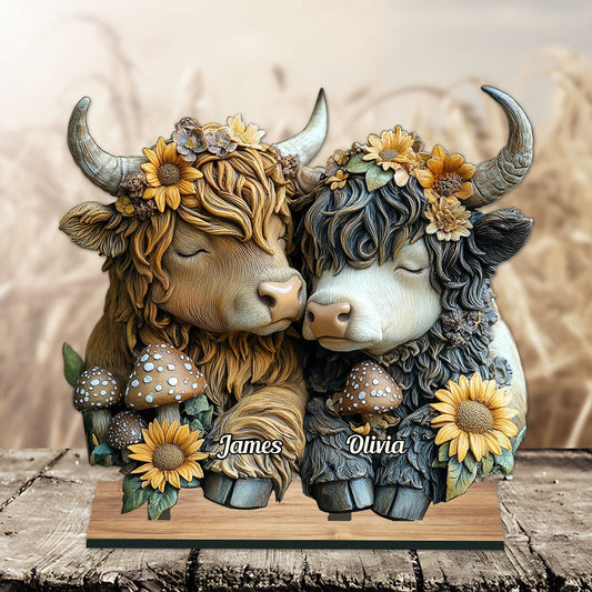 Glückliches Paar im Landhausstil – personalisiertes, einstöckiges, großes, freistehendes