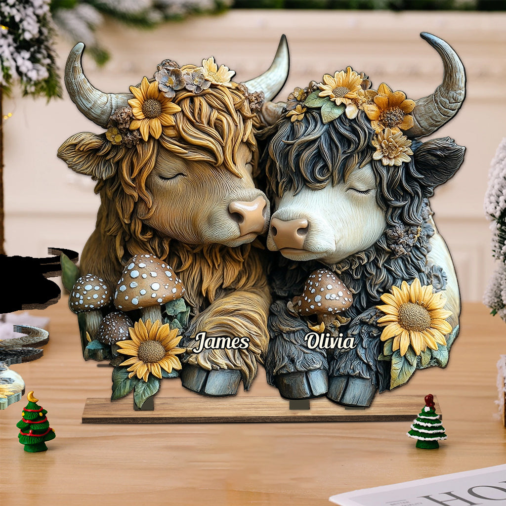 Glückliches Paar im Landhausstil – personalisiertes, einstöckiges, großes, freistehendes