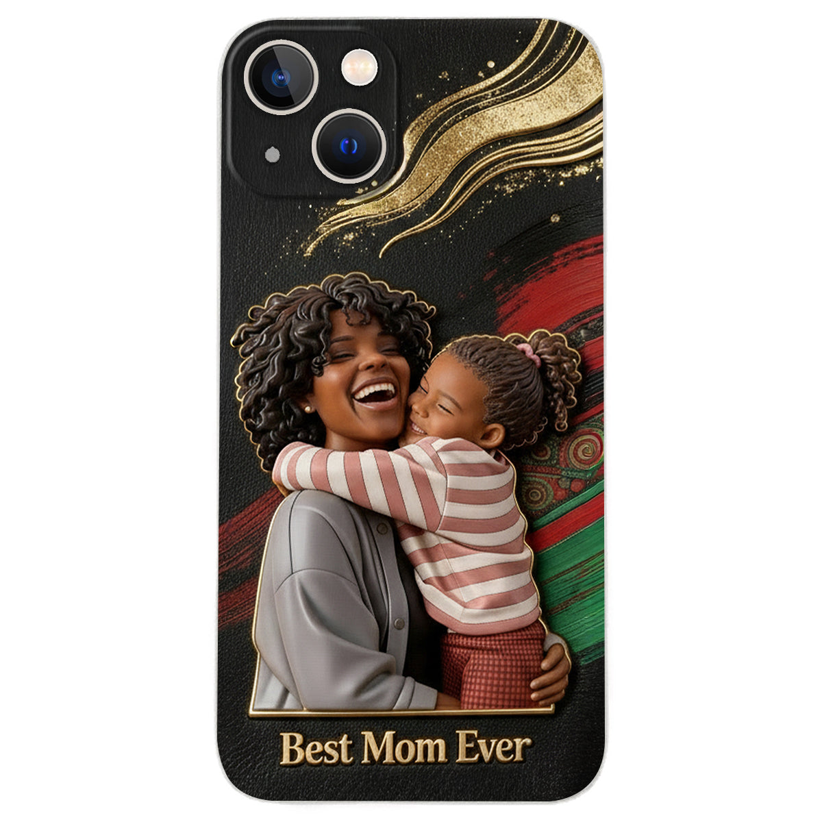 Black Pride, Black History Month - Personalized African American Leather Phone Case