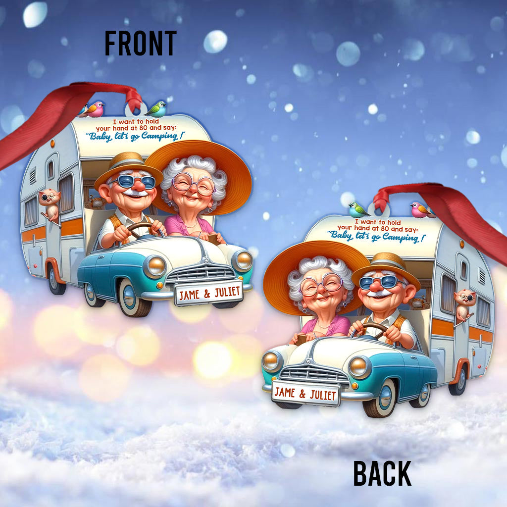 Ich möchte deine Hand halten, wenn du 80 bist, und sagen: „Schatz, lass uns zelten gehen“ – personalisierter Camping-Anhänger