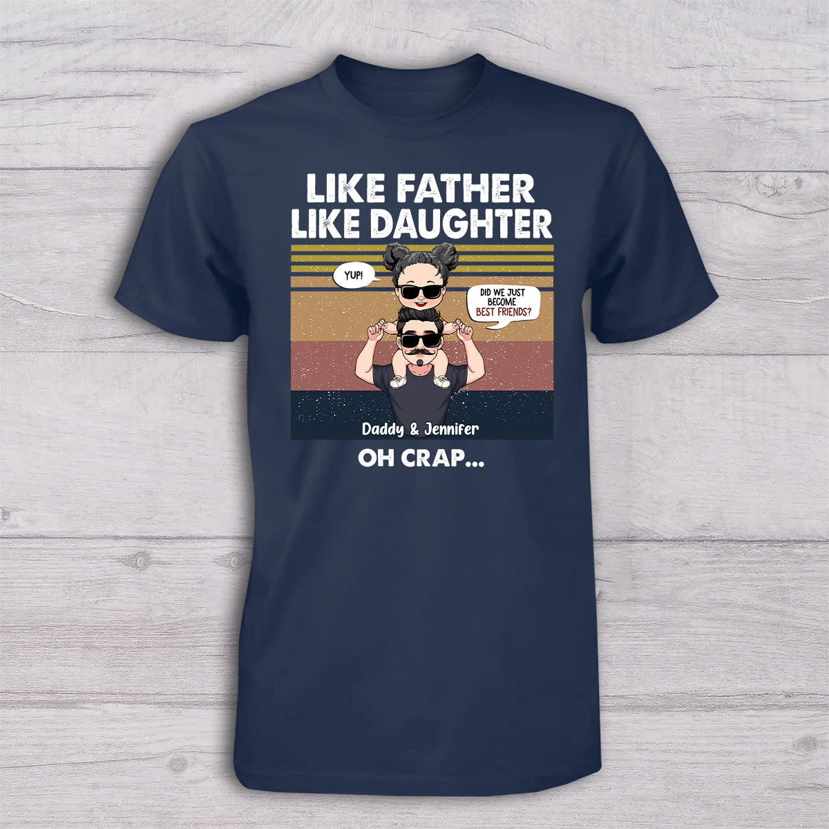 Sind wir jetzt beste Freunde? – Geschenk für Papa, Neugeborenes, Baby (0–1 Jahr), frischgebackenen Papa – Personalisiertes Set