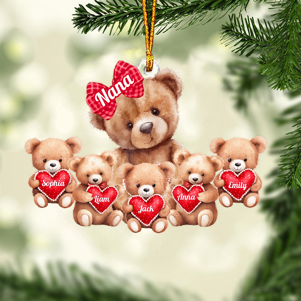 Das beste Geschenk für Oma und Mama – personalisierte, individuell geformte Oma-Weihnachtsbaumkugel