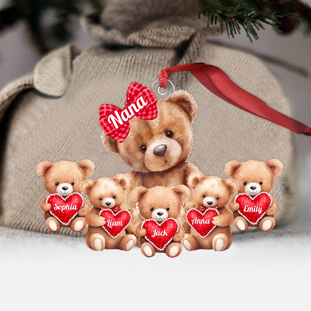 Das beste Geschenk für Oma und Mama – personalisierte, individuell geformte Oma-Weihnachtsbaumkugel