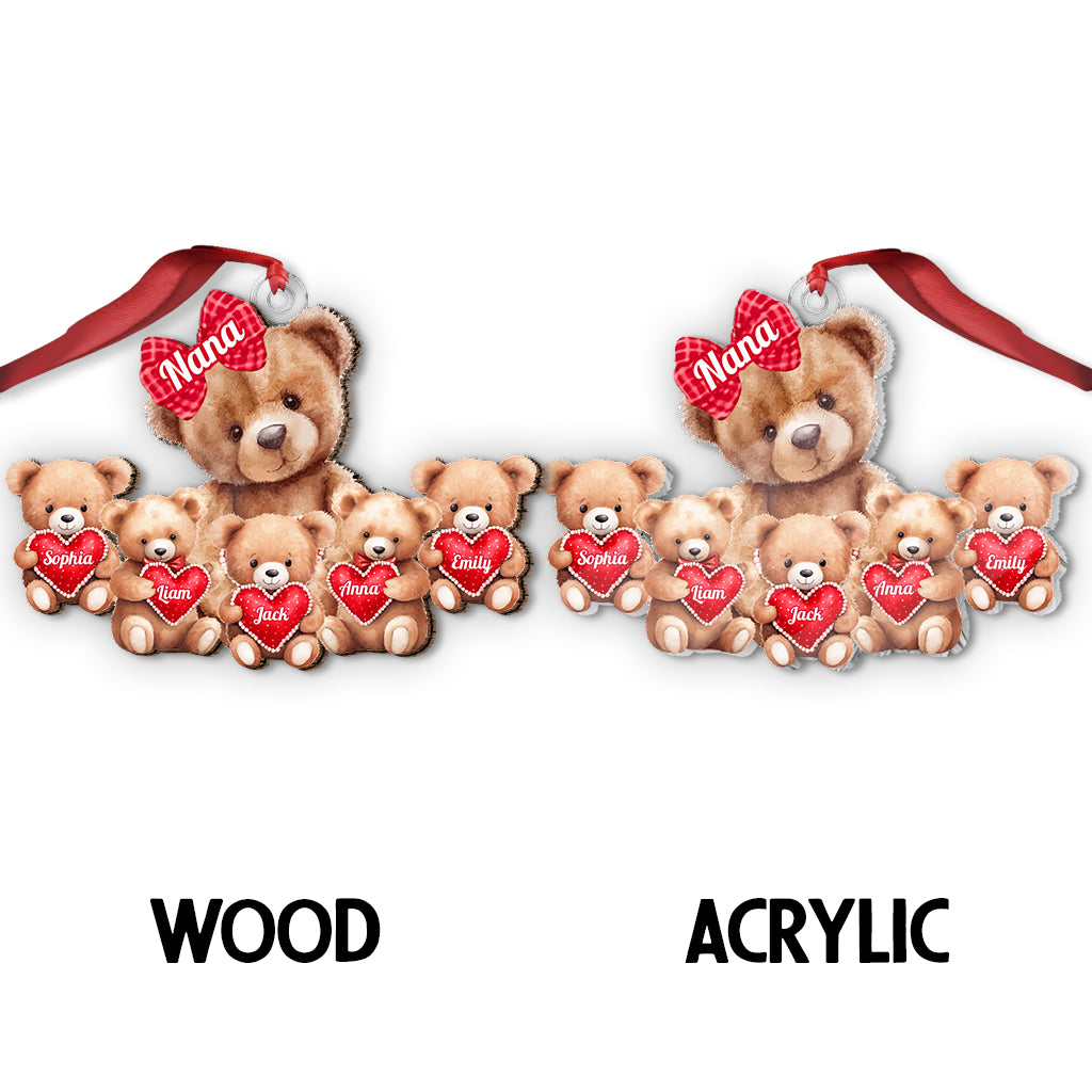 Das beste Geschenk für Oma und Mama – personalisierte, individuell geformte Oma-Weihnachtsbaumkugel