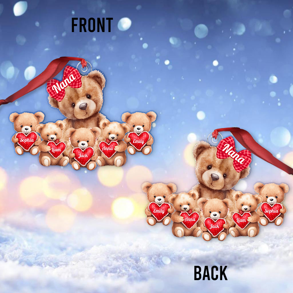 Das beste Geschenk für Oma und Mama – personalisierte, individuell geformte Oma-Weihnachtsbaumkugel