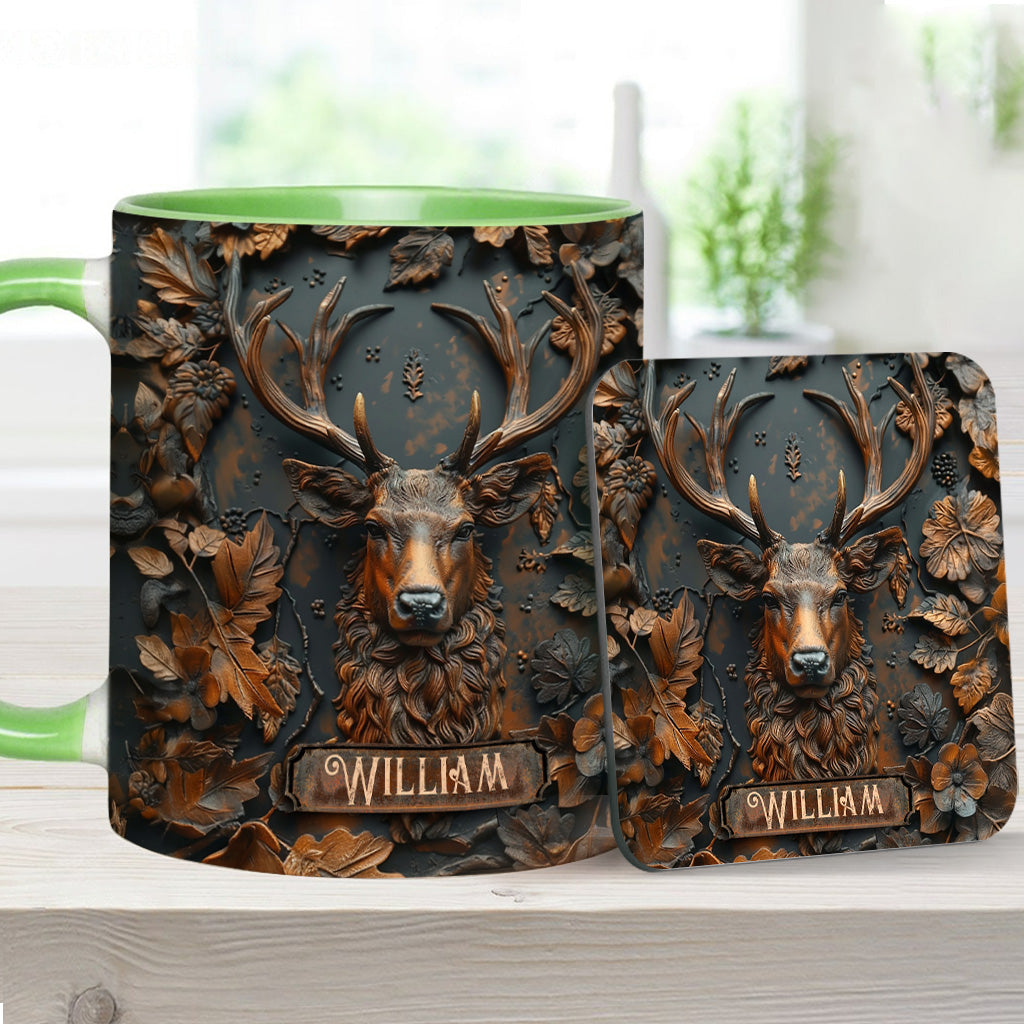 Stunning Deer - Personalized Hunting Accent Mug