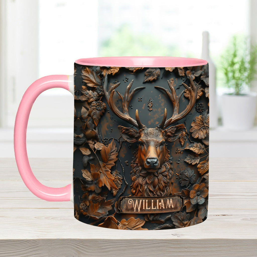 Stunning Deer - Personalized Hunting Accent Mug