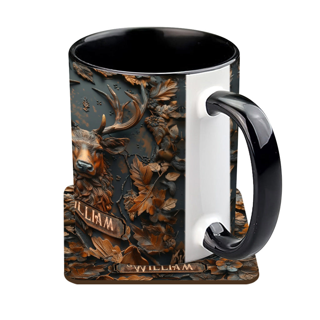 Stunning Deer - Personalized Hunting Accent Mug