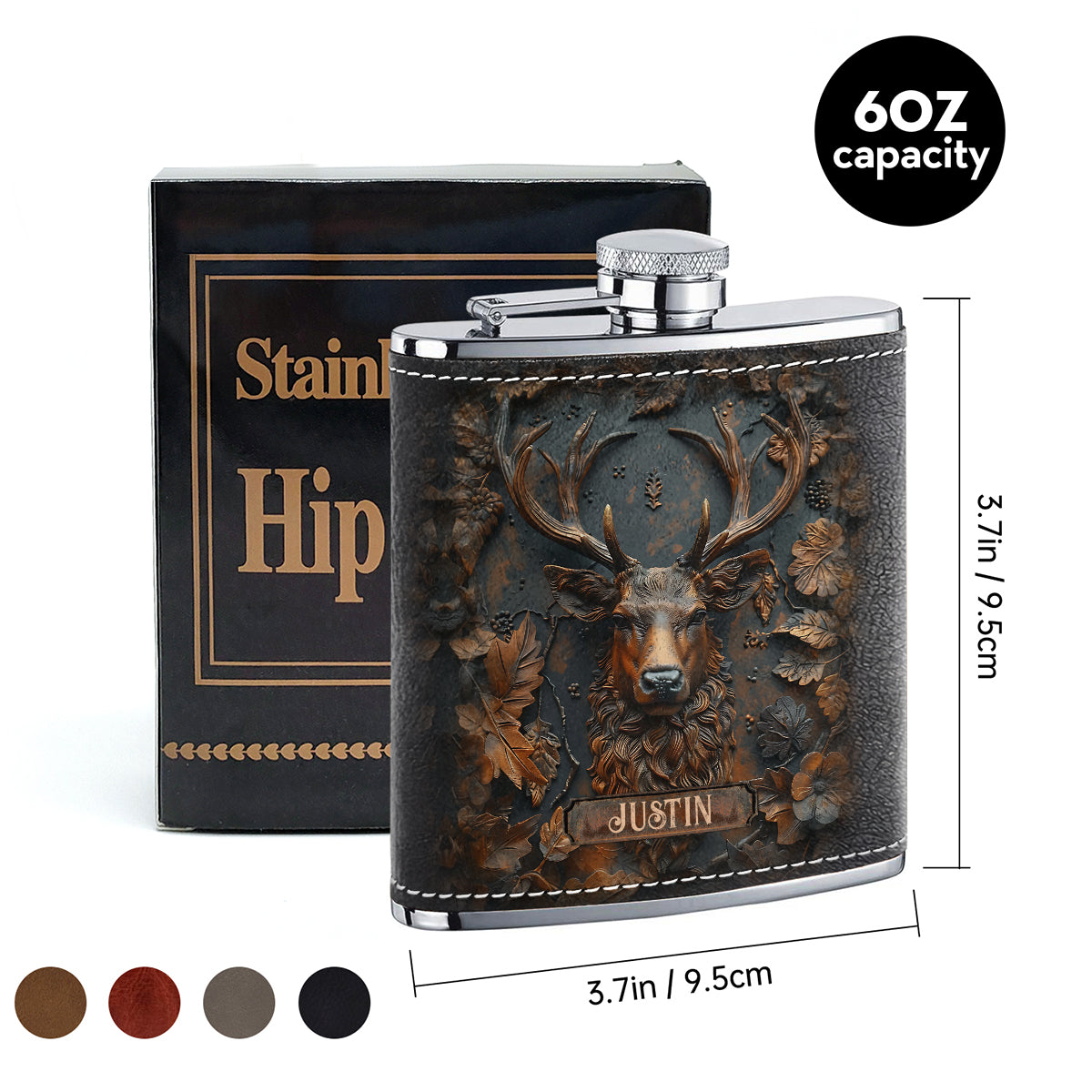 Hunting For Life - Personalized Hunting Hip Flask