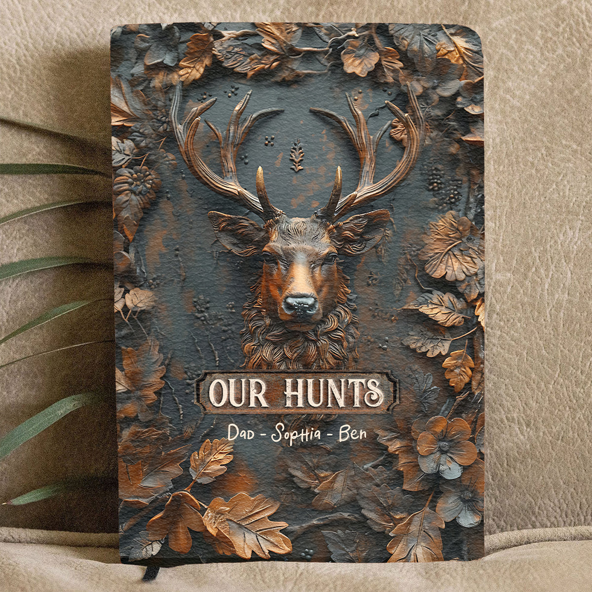 Unser Jagd-Tagebuch – Personalisiertes Jagd-Tagebuch aus Leder