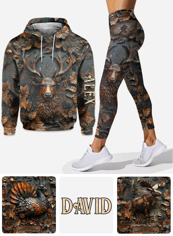 Jagd fürs Leben – Personalisierter Jagd-Hoodie und Leggings