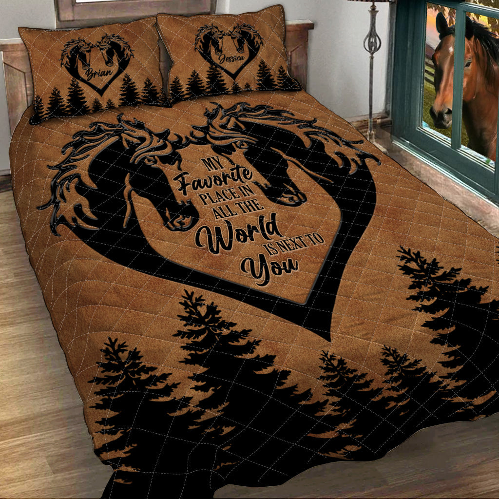 Next To You – Personalisierte Pferde-Bettwäschegarnitur