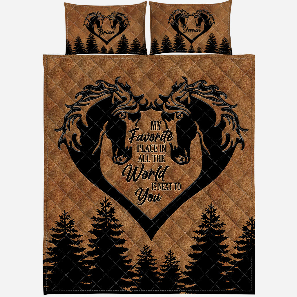 Next To You – Personalisierte Pferde-Bettwäschegarnitur