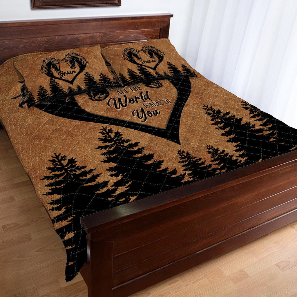 Next To You – Personalisierte Pferde-Bettwäschegarnitur