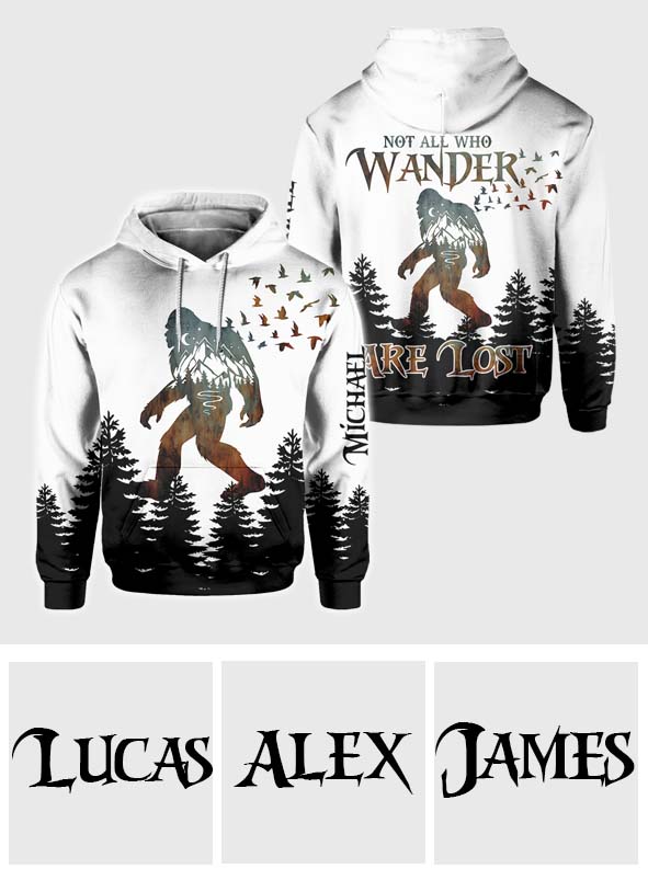 Nicht alle, die wandern, sind verloren – Personalisiertes Camping-Shirt