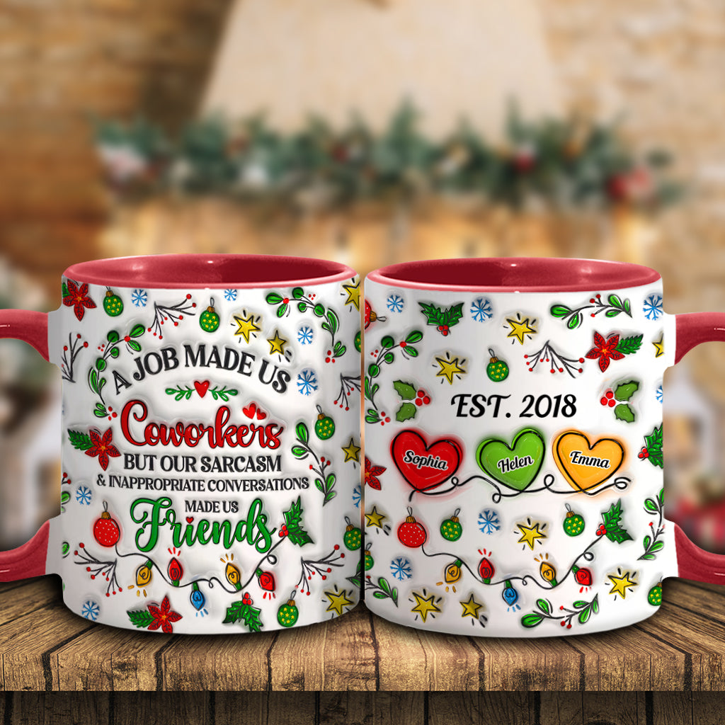 Freunde - Personalisierte Tasse mit Kollegenakzent