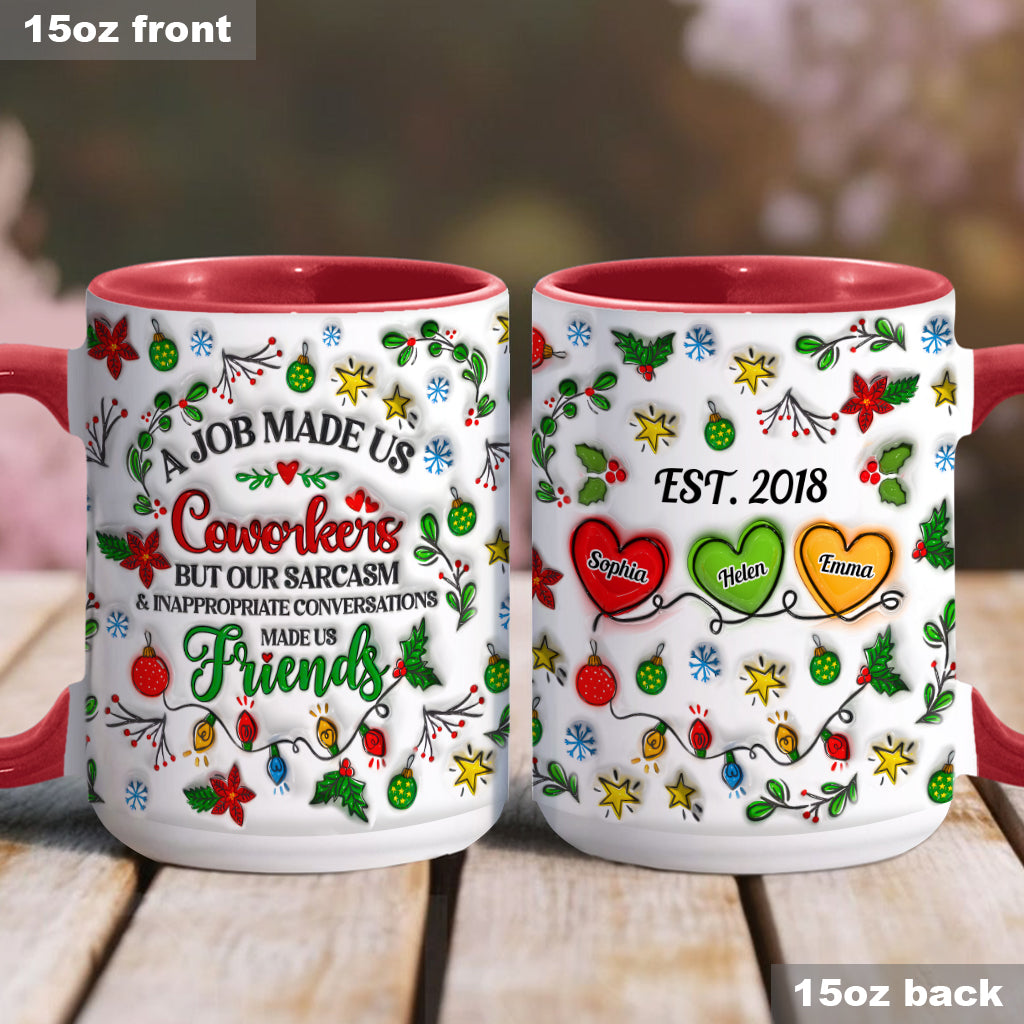 Freunde - Personalisierte Tasse mit Kollegenakzent