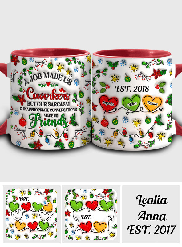 Freunde - Personalisierte Tasse mit Kollegenakzent