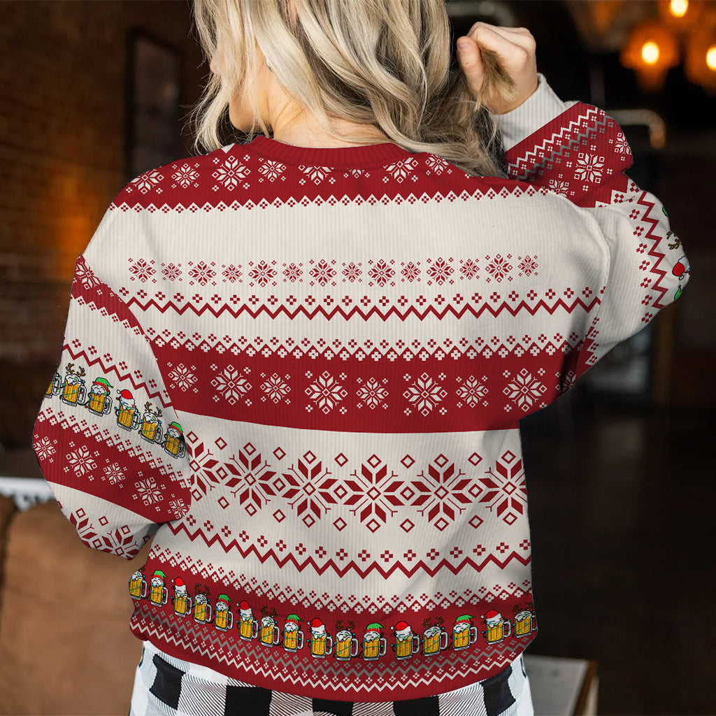 Ho ho, heilige Scheiße, ich bin betrunken – personalisierter Bier-Hasspullover