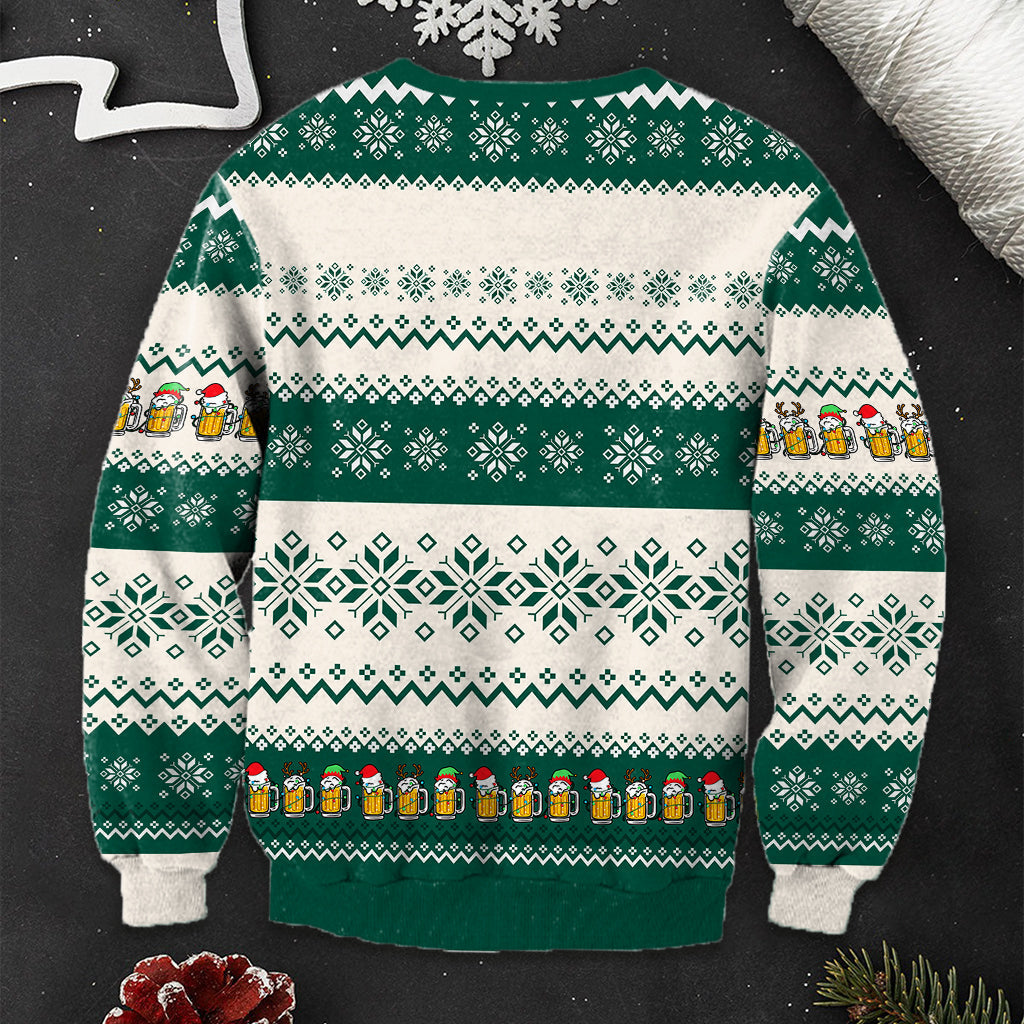 Ho ho, heilige Scheiße, ich bin betrunken – personalisierter Bier-Hasspullover