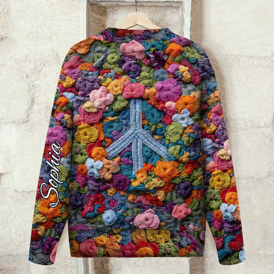 Hippie Soul – Personalisierter Hippie-Cardigan