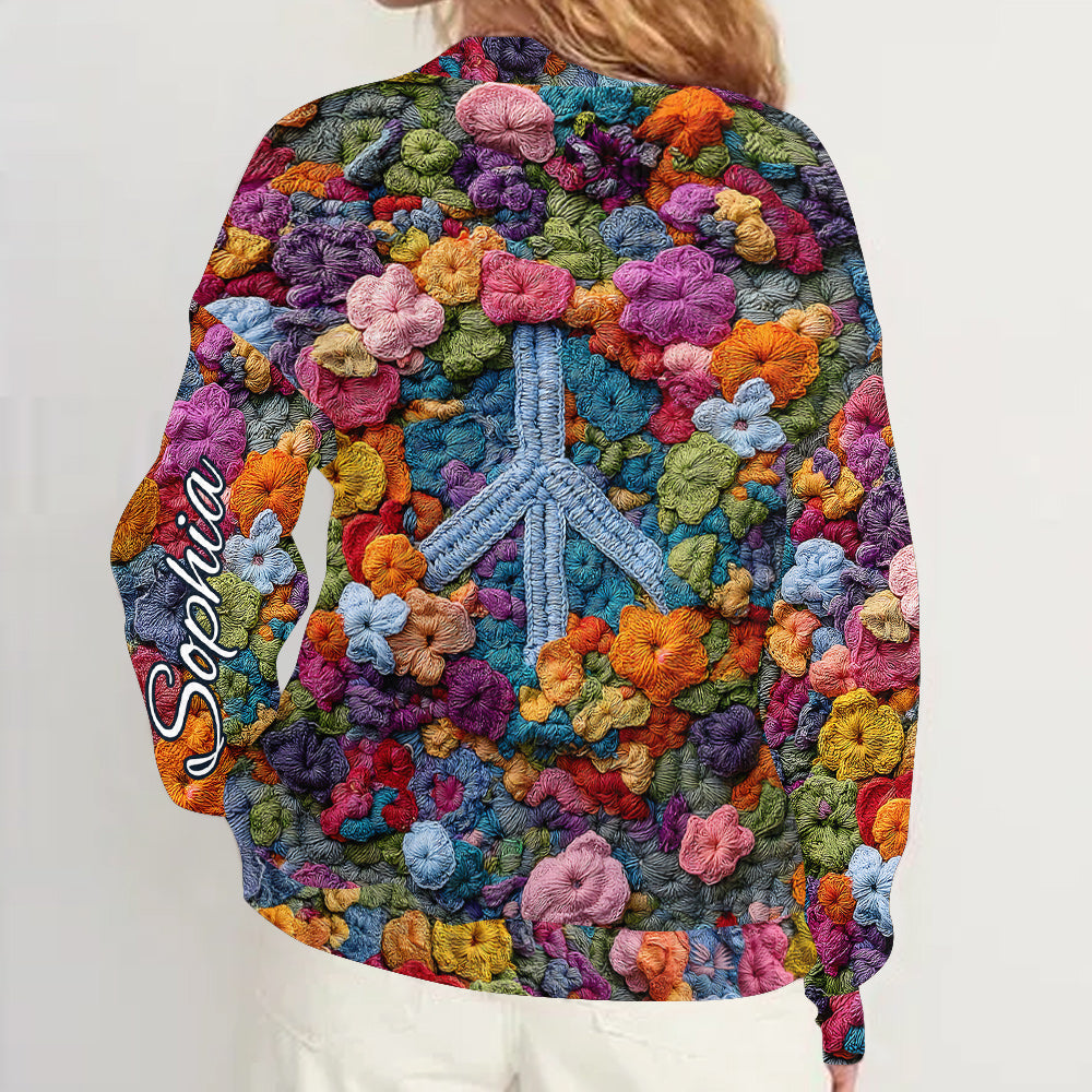 Hippie Soul – Personalisierter Hippie-Cardigan