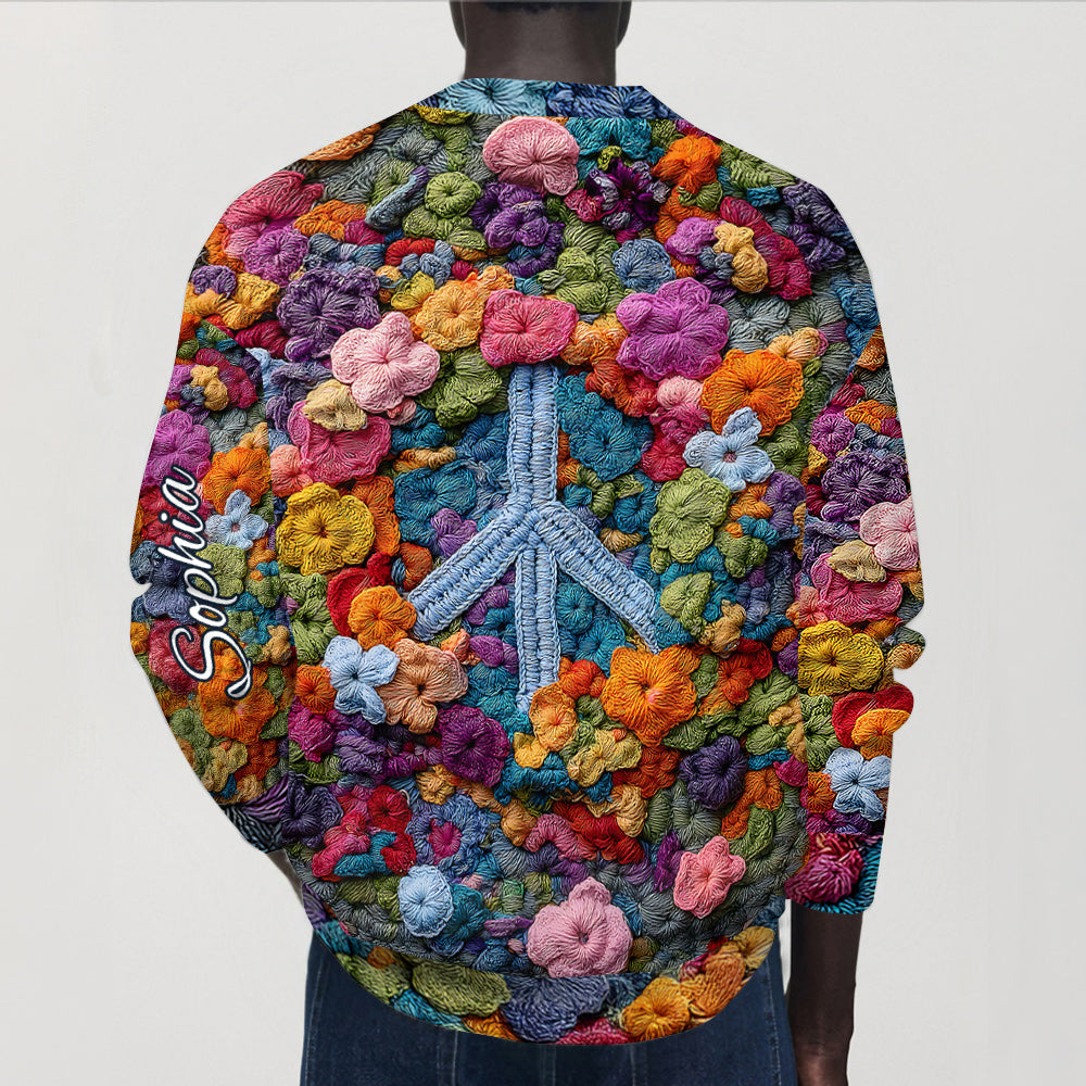 Hippie Soul – Personalisierter Hippie-Cardigan