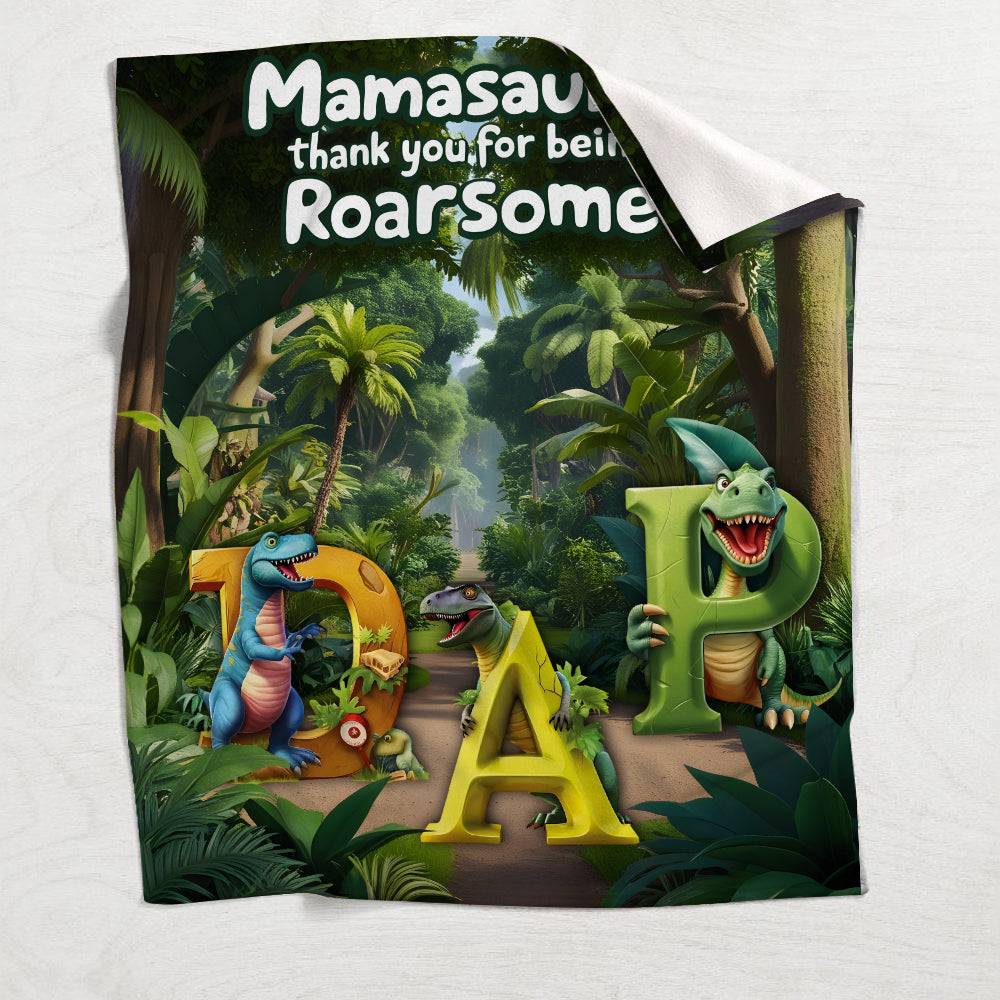 Mamasaurus – Personalisierte Mutterdecke