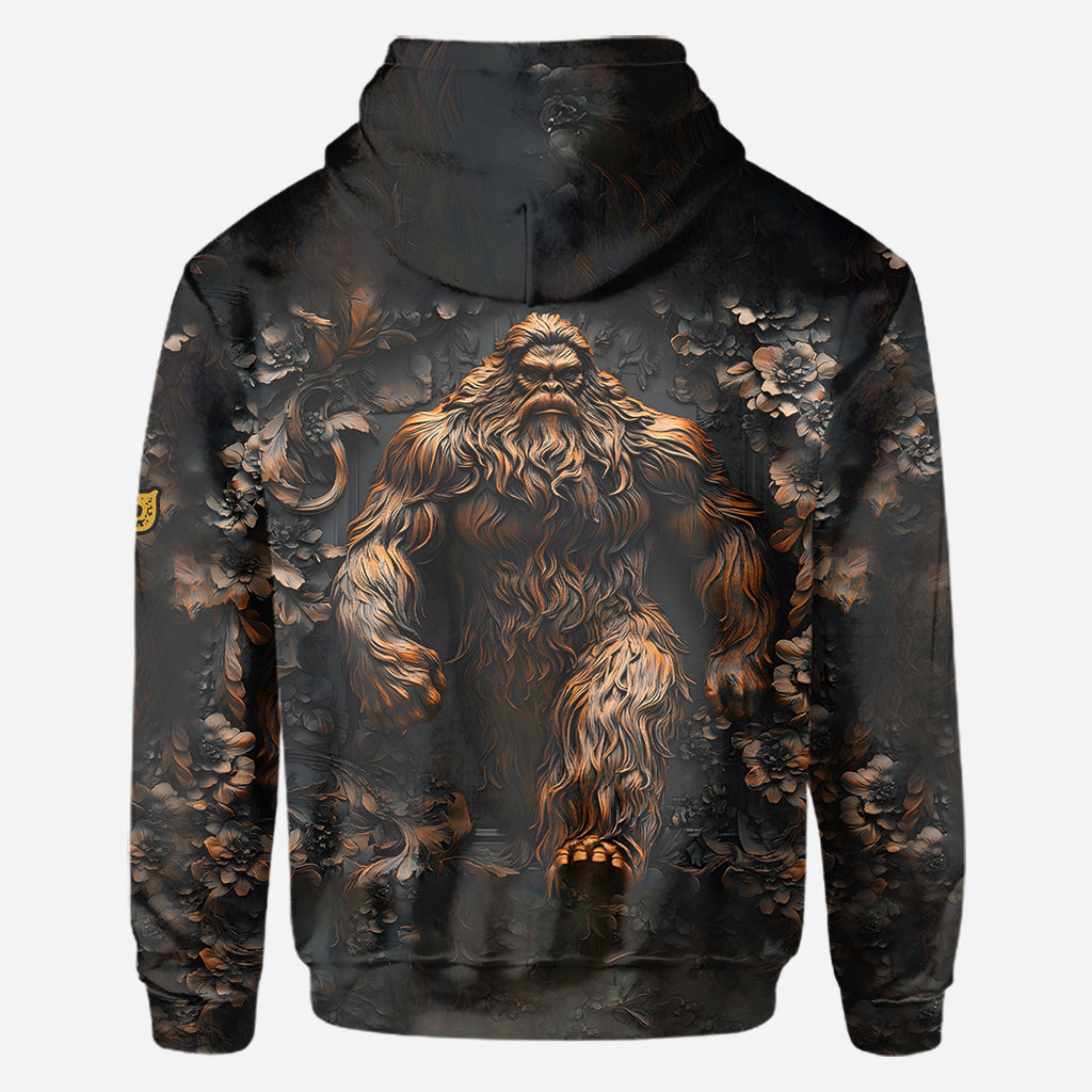 Bigfoot hat mich gesehen – Personalisiertes Camping-Shirt