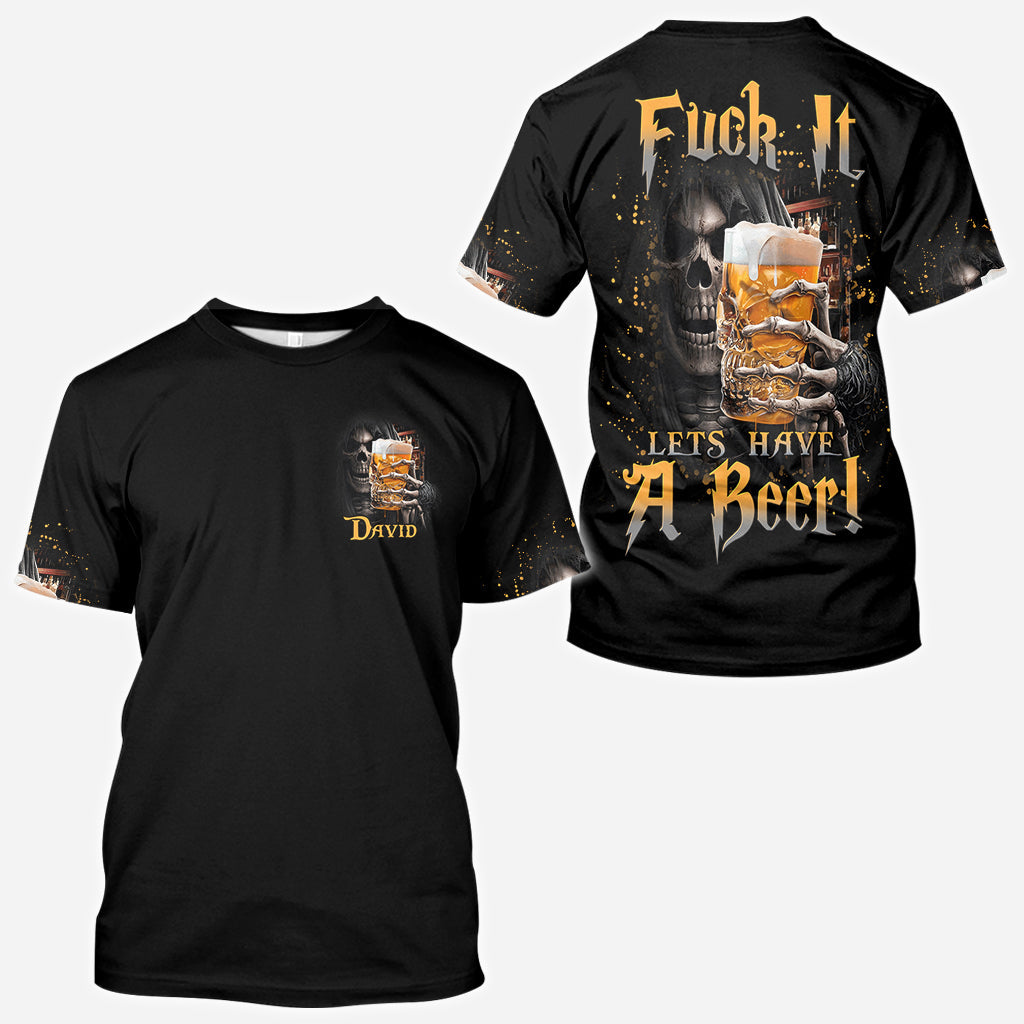 Lets Have A Beer! - Personalized Beer All Over Shirt