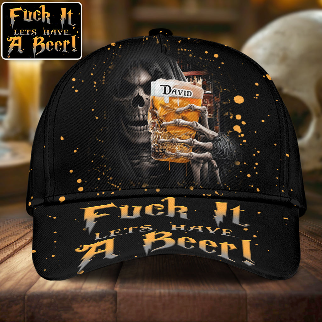 Let's Have A Beer - Personalisierter Bierdeckel im klassischen Stil