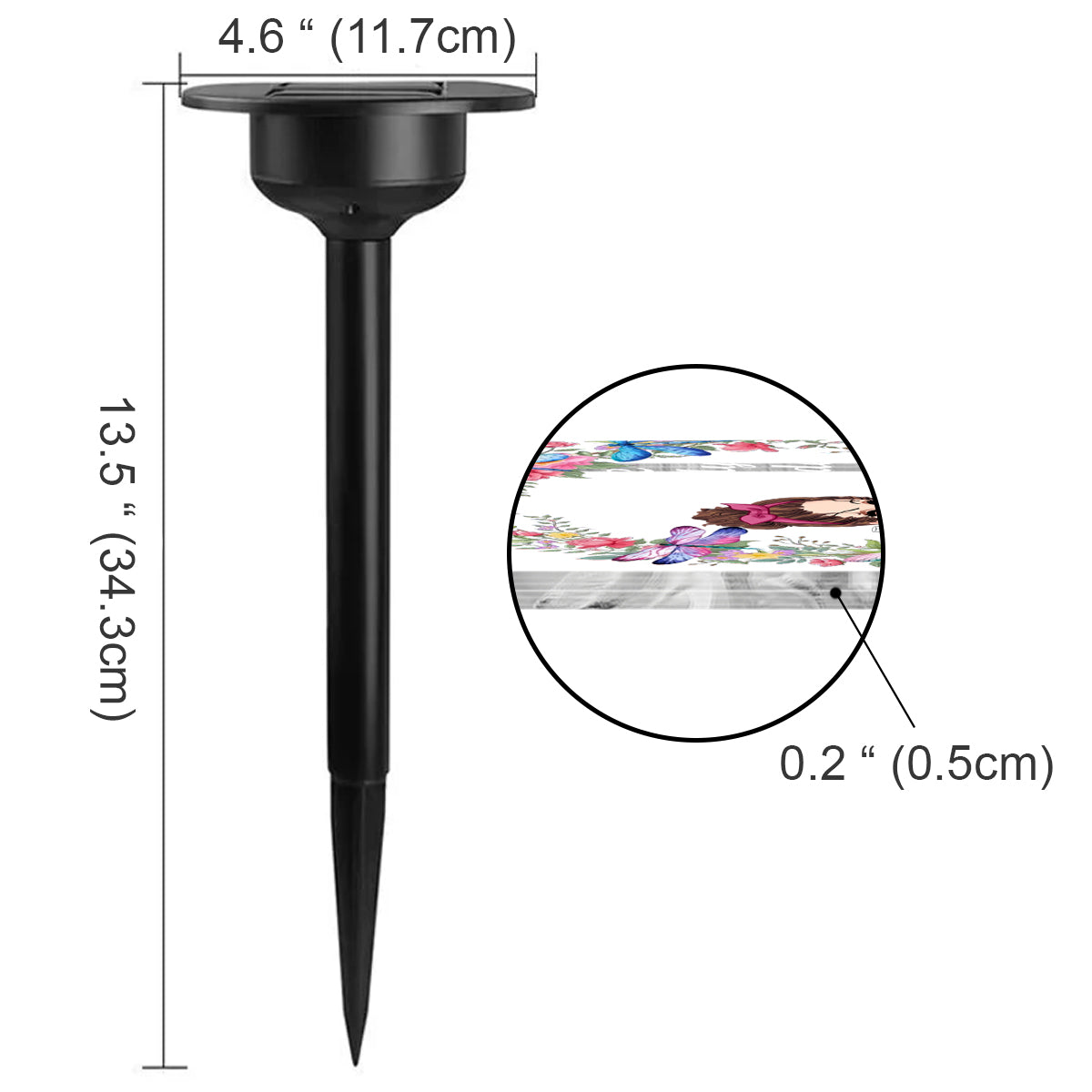 Floral Light - Personalized Gardening Garden Solar Light