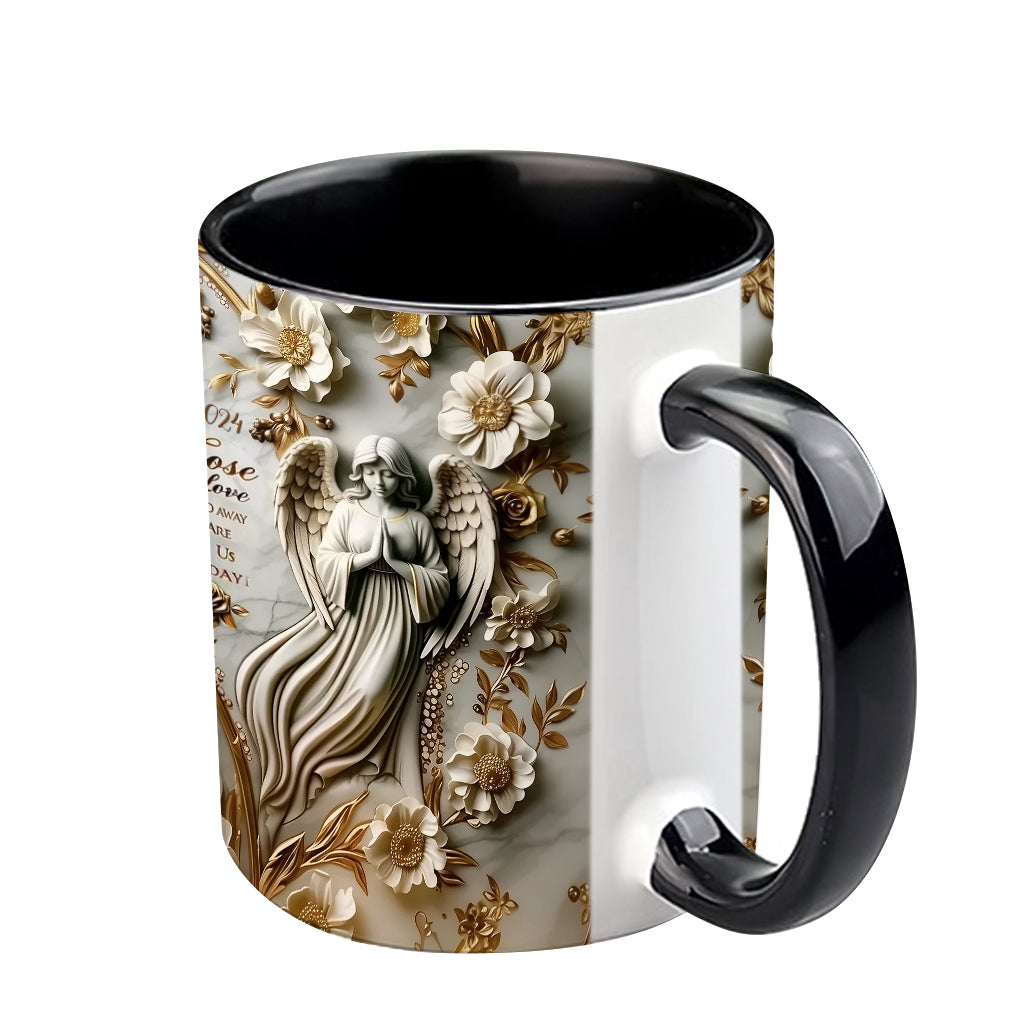 Those We Love Don't Go Away - Personalized Memorial Accent Mug