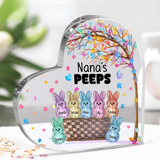 Omas Freunde – Personalisierte, individuell geformte Acrylplakette für Oma