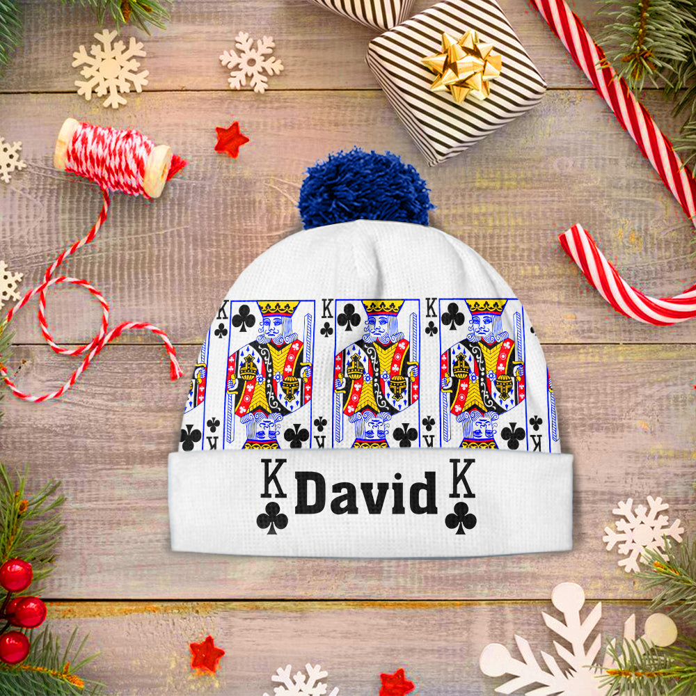 König und Königin – Personalisierte Paarmütze