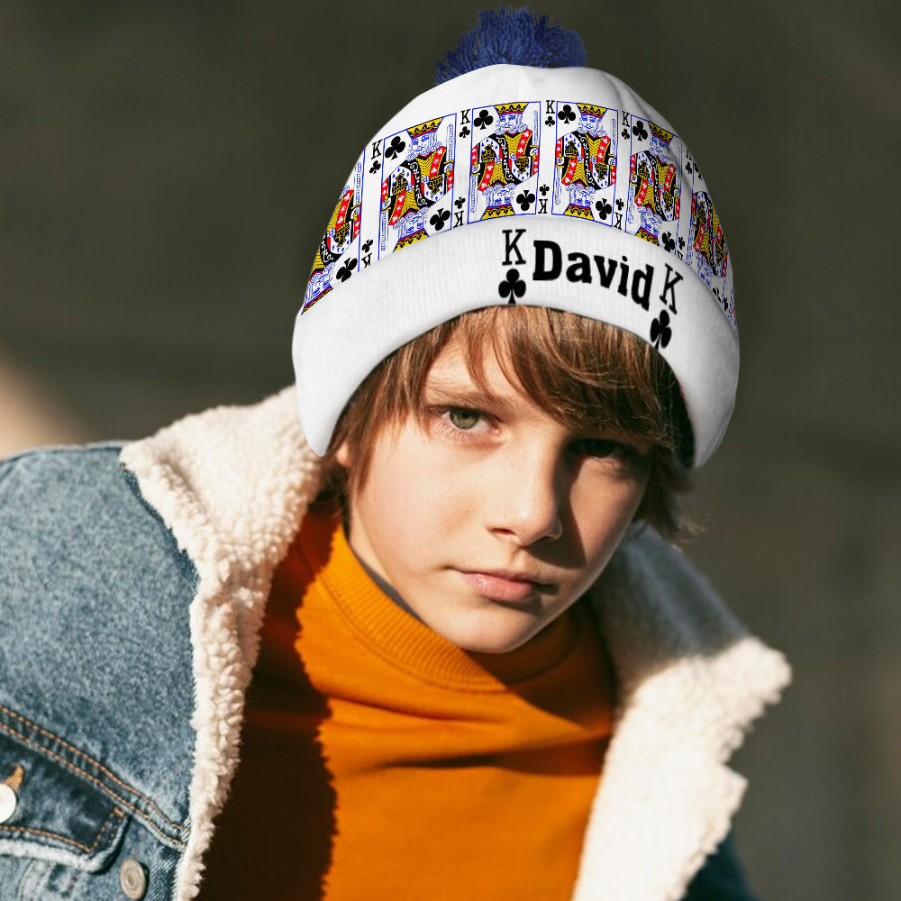 König und Königin – Personalisierte Paarmütze