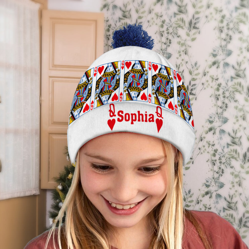 König und Königin – Personalisierte Paarmütze
