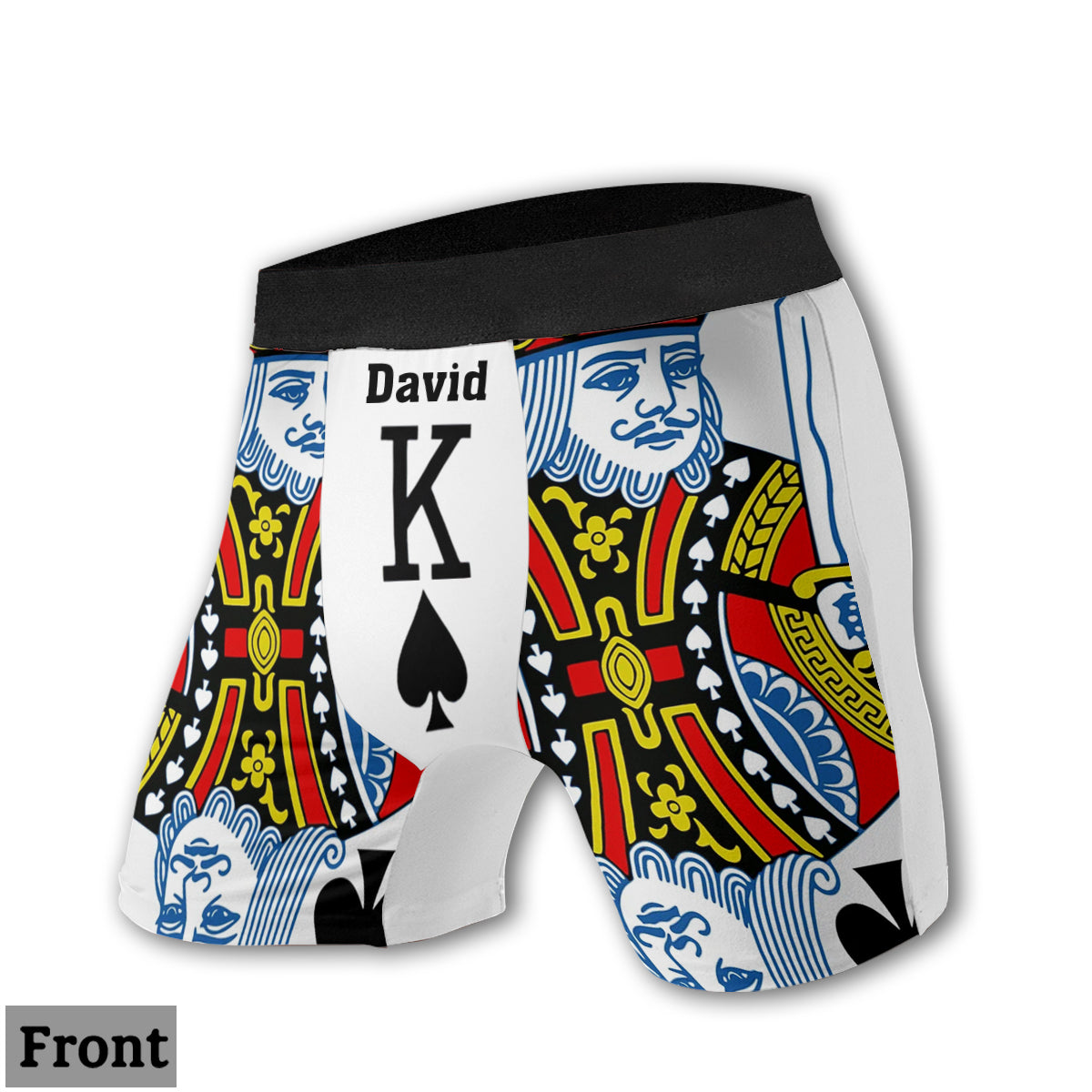 King And Queen - Personalized Couple Women Briefs & Men Boxer Briefs