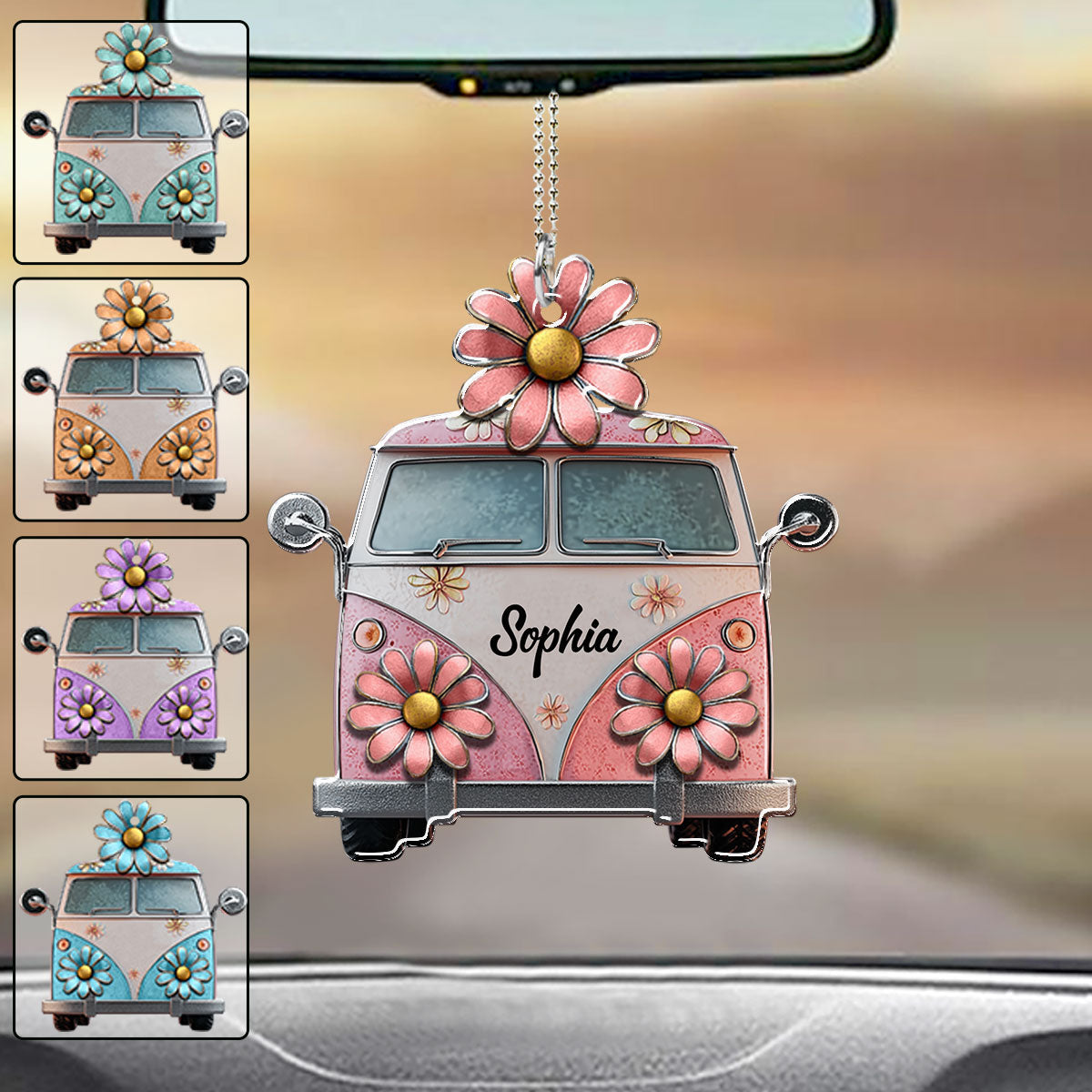 Hippie Soul – Personalisierter Hippie-Autoanhänger