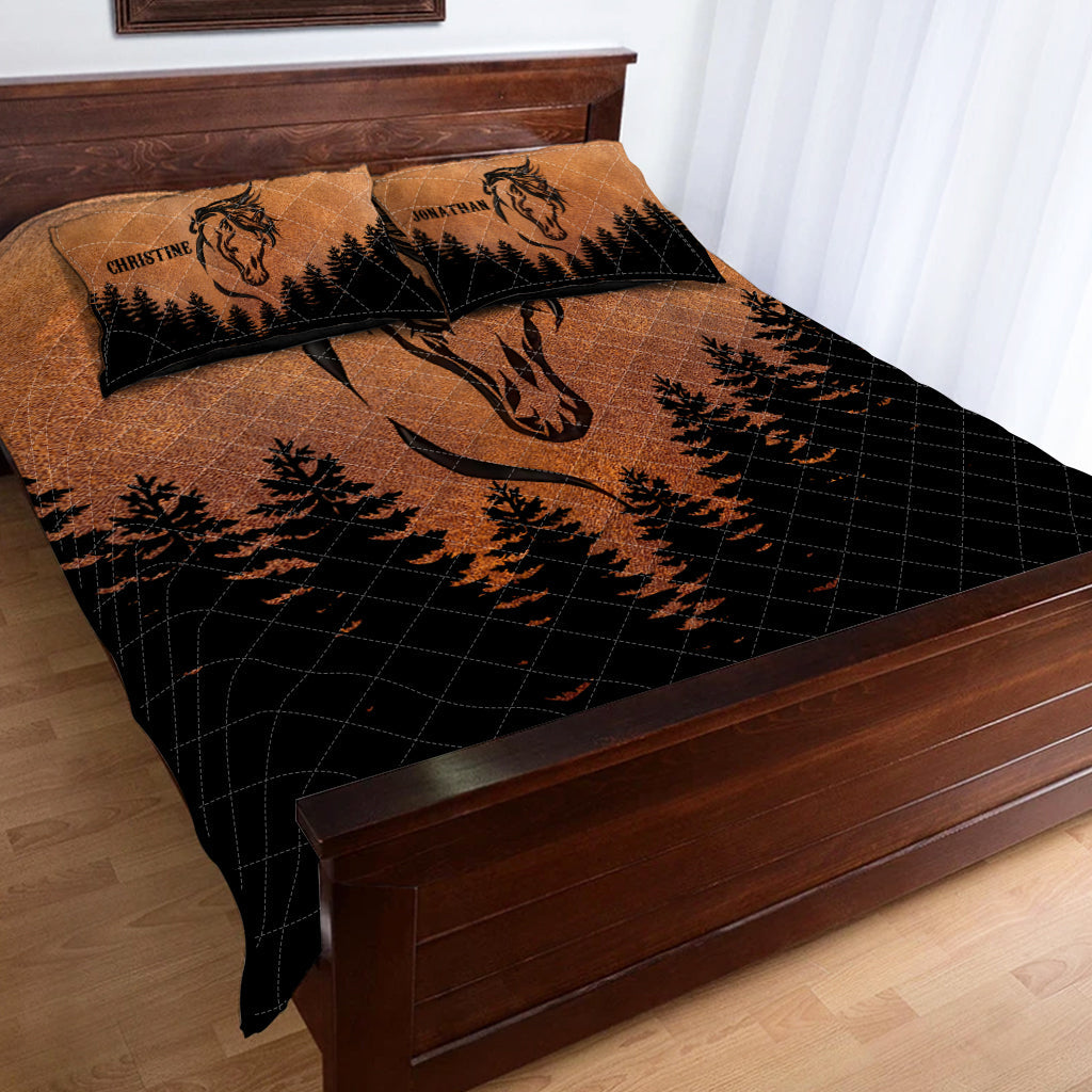 Liebe Pferde – Personalisiertes Pferde-Bettdecken-Set