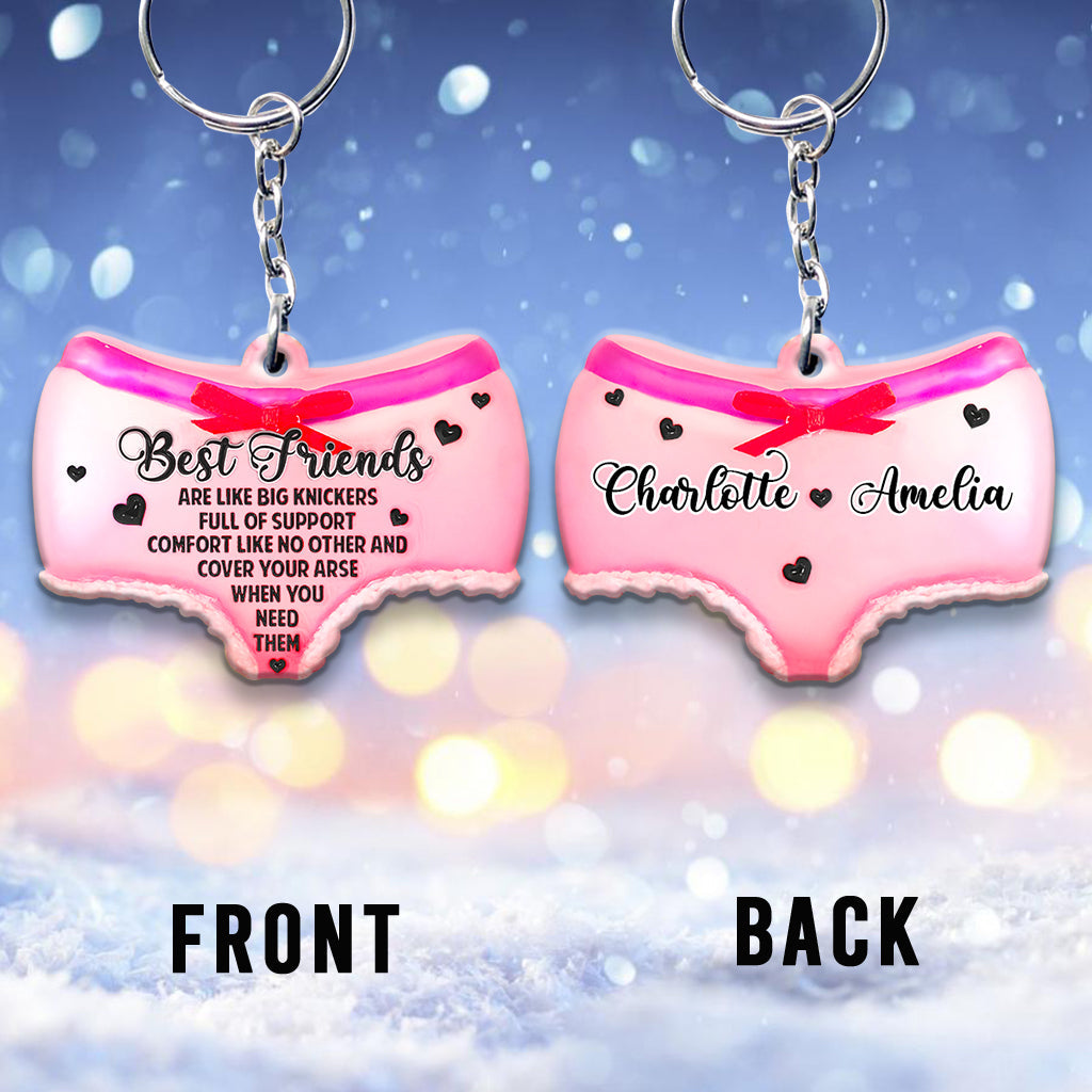 Big Knickers - Personalized Bestie Keychain