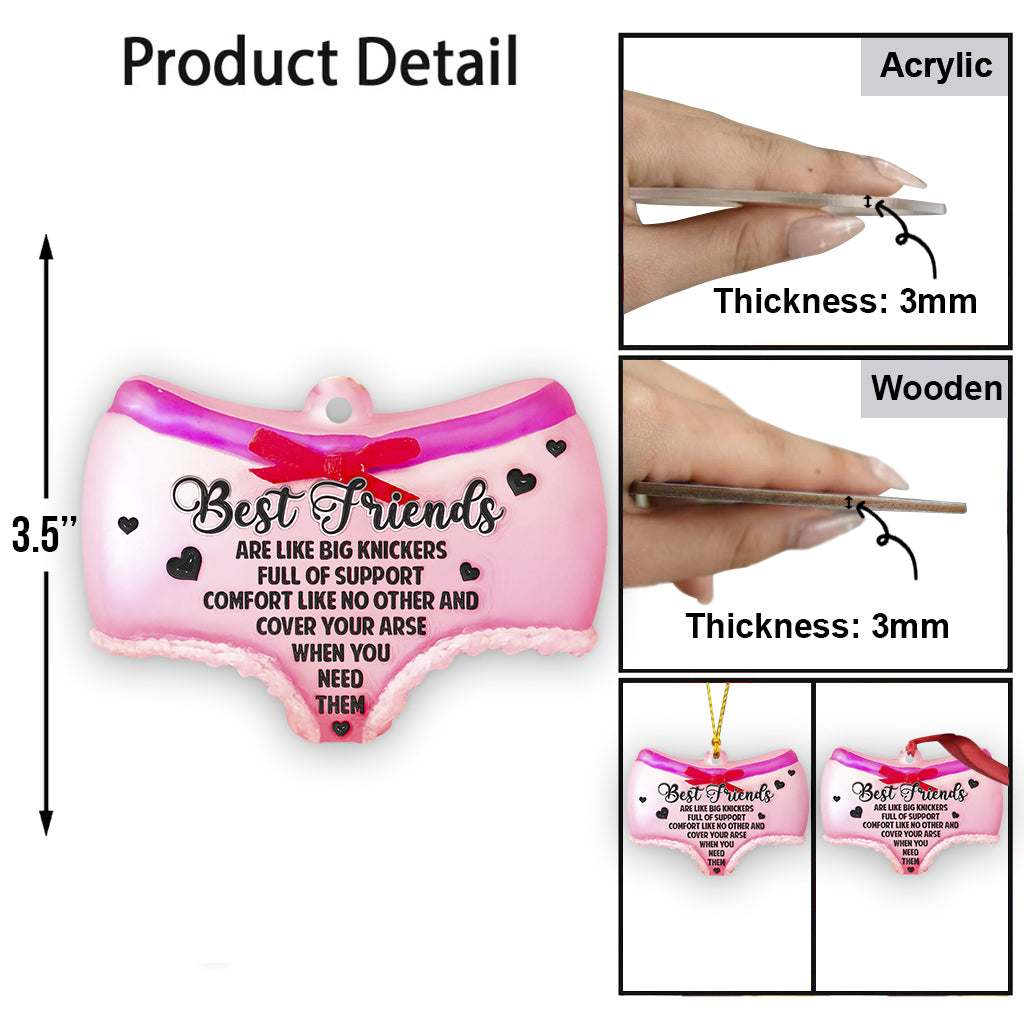 Big Knickers - Personalized Bestie Ornament