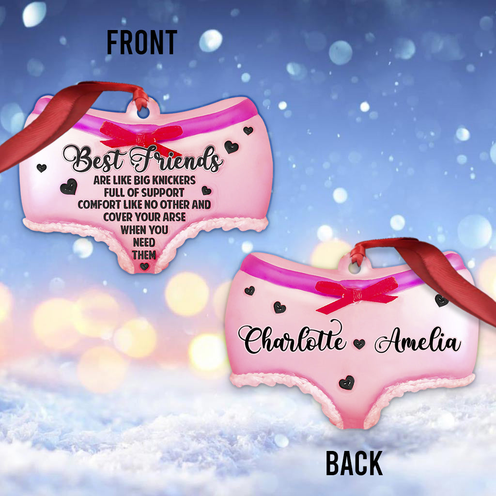 Big Knickers - Personalized Bestie Ornament
