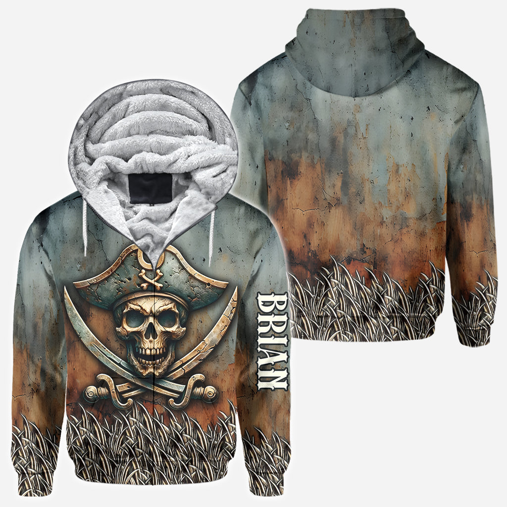 Pirate Skull - Personalized Skull All Over Shirt